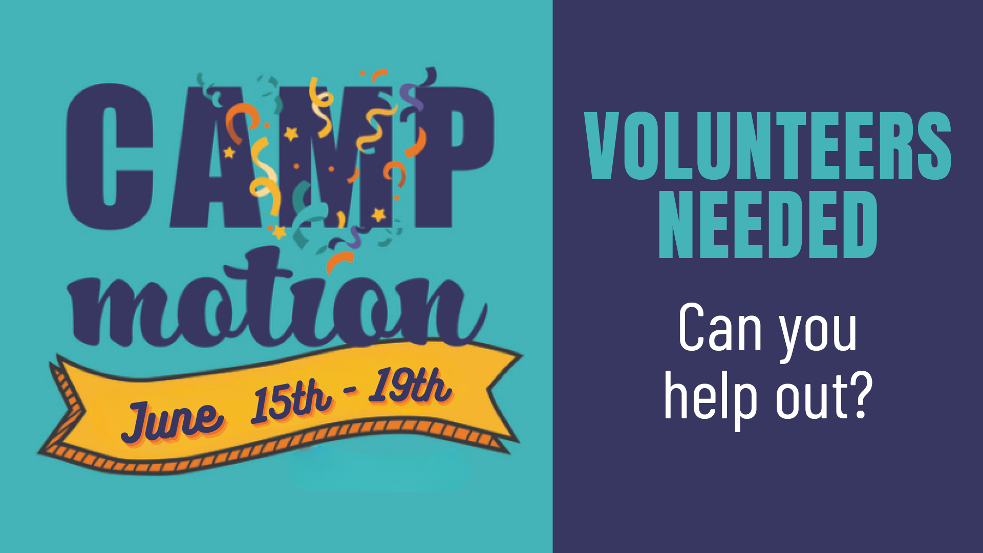Volunteers Needed