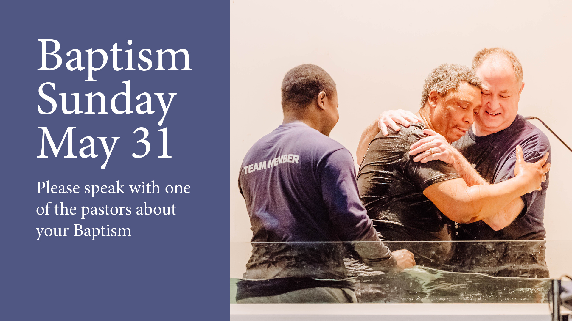 2026-05-31 Baptism Sunday